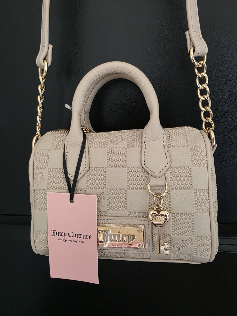 NWT Juicy Couture Miss Independent  Crossbody - Sandstone